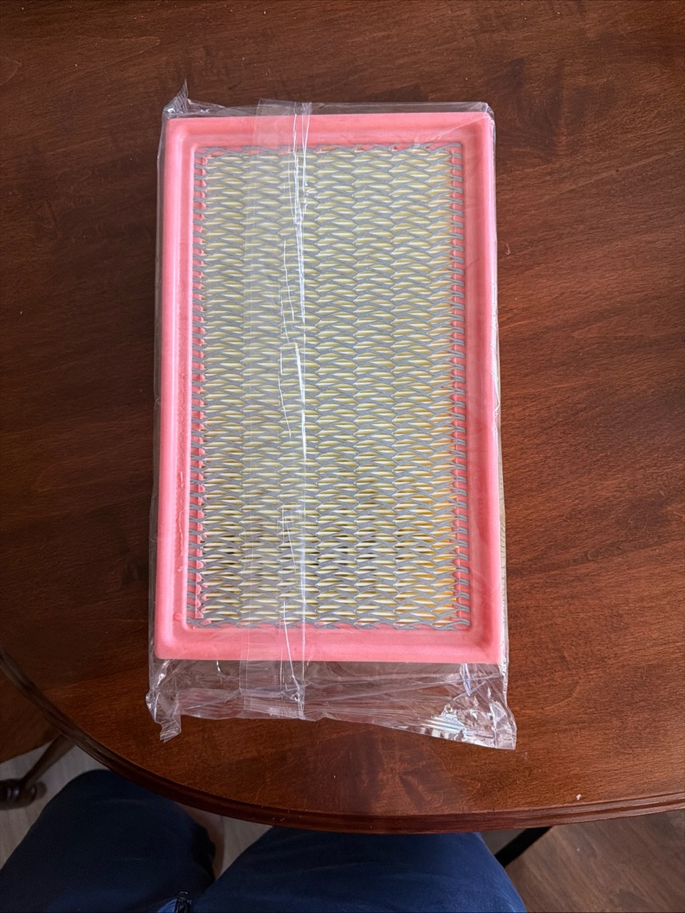 Rectangular Engine Air Filter - Pink Frame